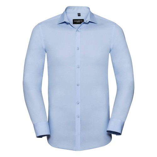 CAMISA STRETCH ULTIMATE MANGA LARGA REF R960M RUSSELL