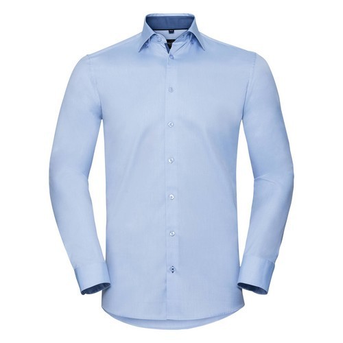 CAMISA HERRINGBONE CONTRASTE MANGA LARGA REF R964M RUSSELL